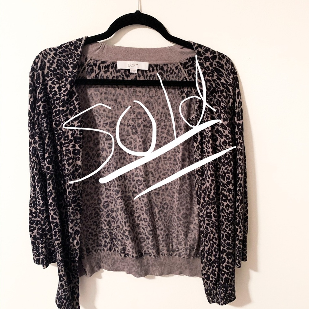 Cheetah cardigan
